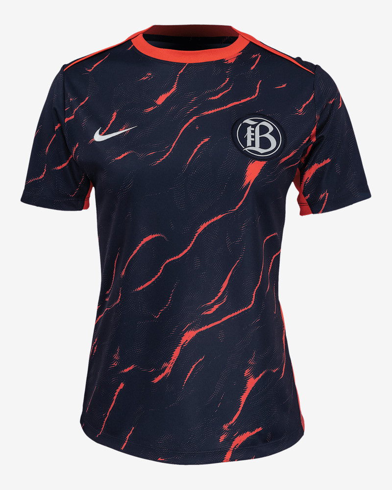 Bay FC 2025 Women's Nike NWSL Short-Sleeve Pre-Match Top 1