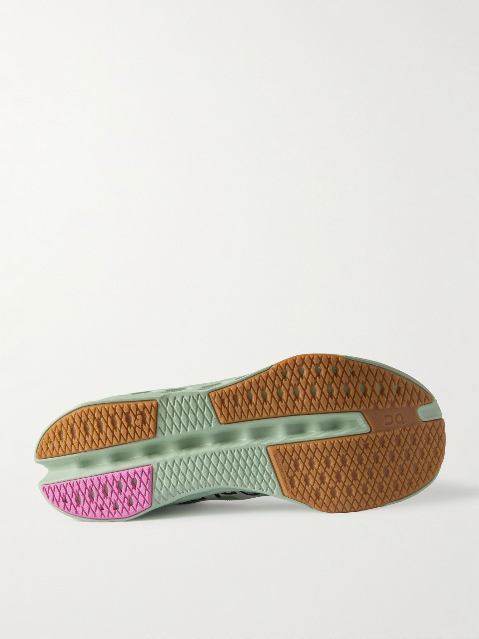 Cloudsurfer Next Z5 Rubber-Trimmed Recycled-Mesh Sneakers Green - 3