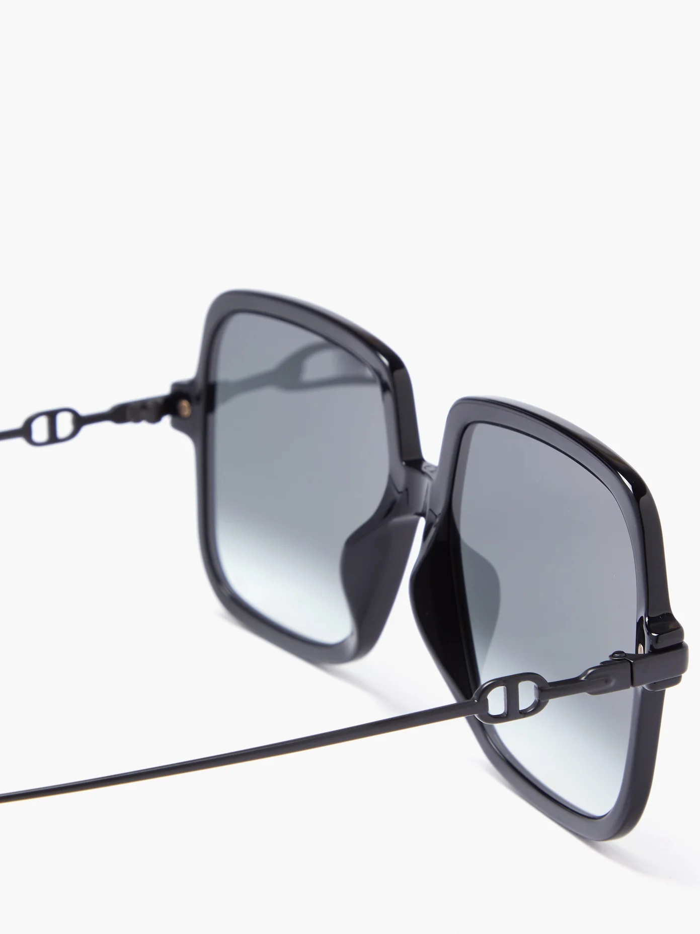 DiorLink oversized square acetate sunglasses - 3