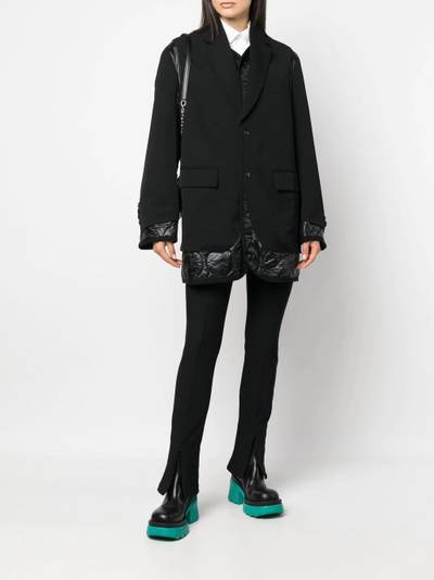 Junya Watanabe layered-design wool jacket outlook