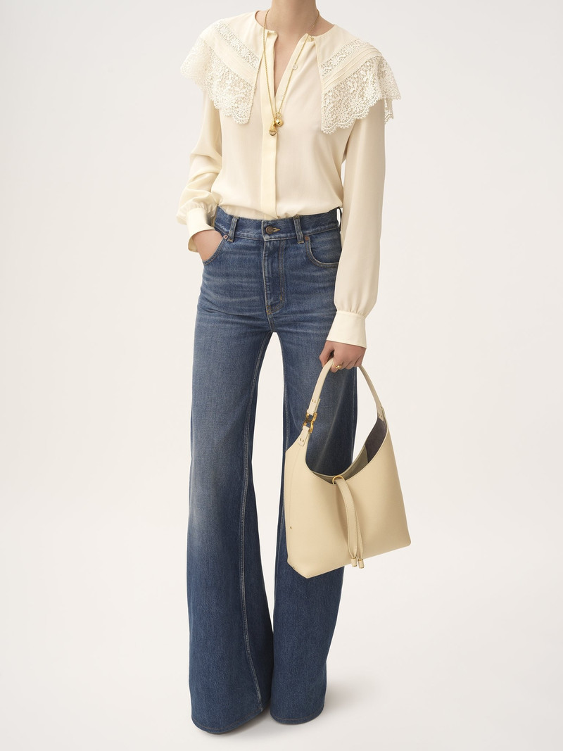 SMALL MARCIE HOBO BAG IN GRAINED LEATHER 7