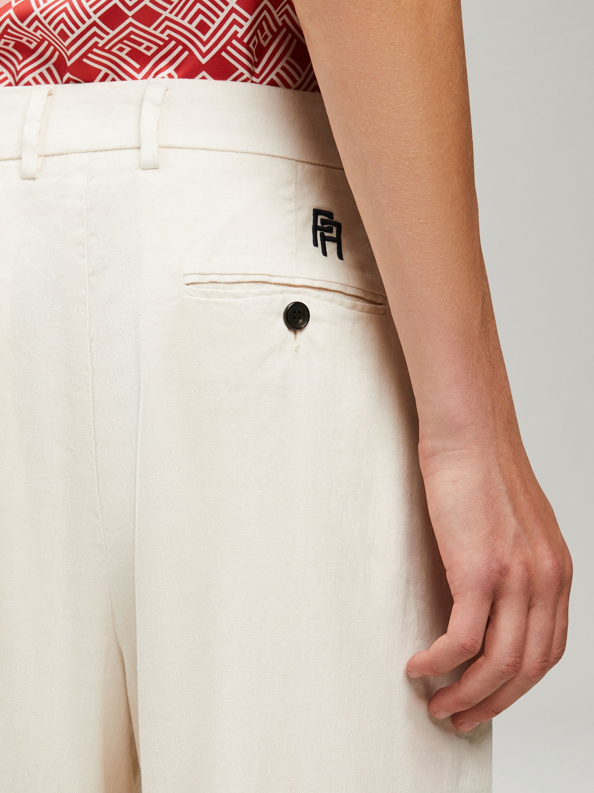 LINEN CHINOS - 6