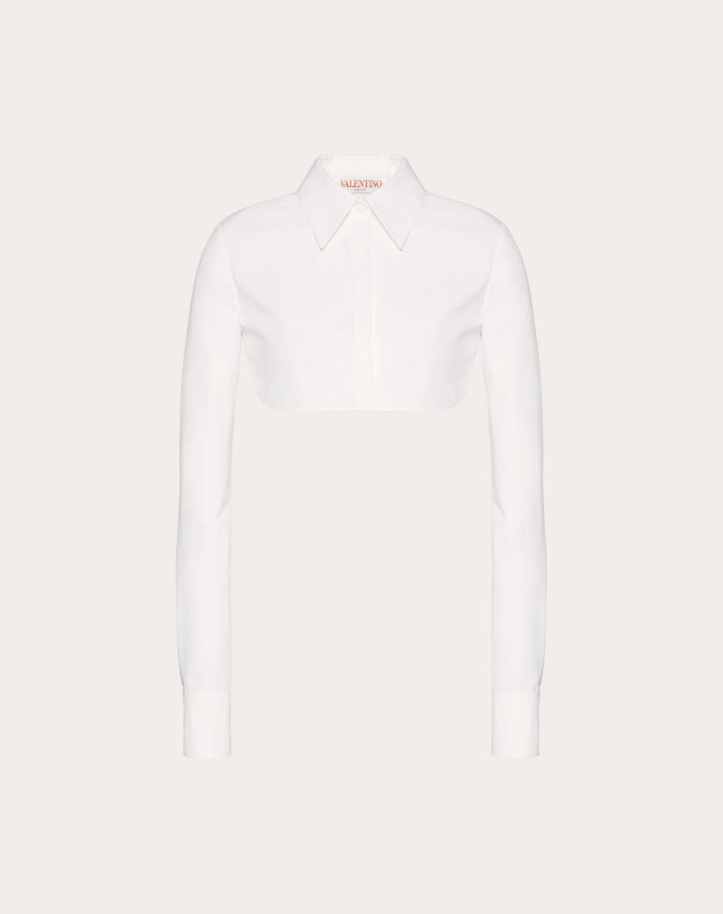 COMPACT POPELINE BLOUSE - 1