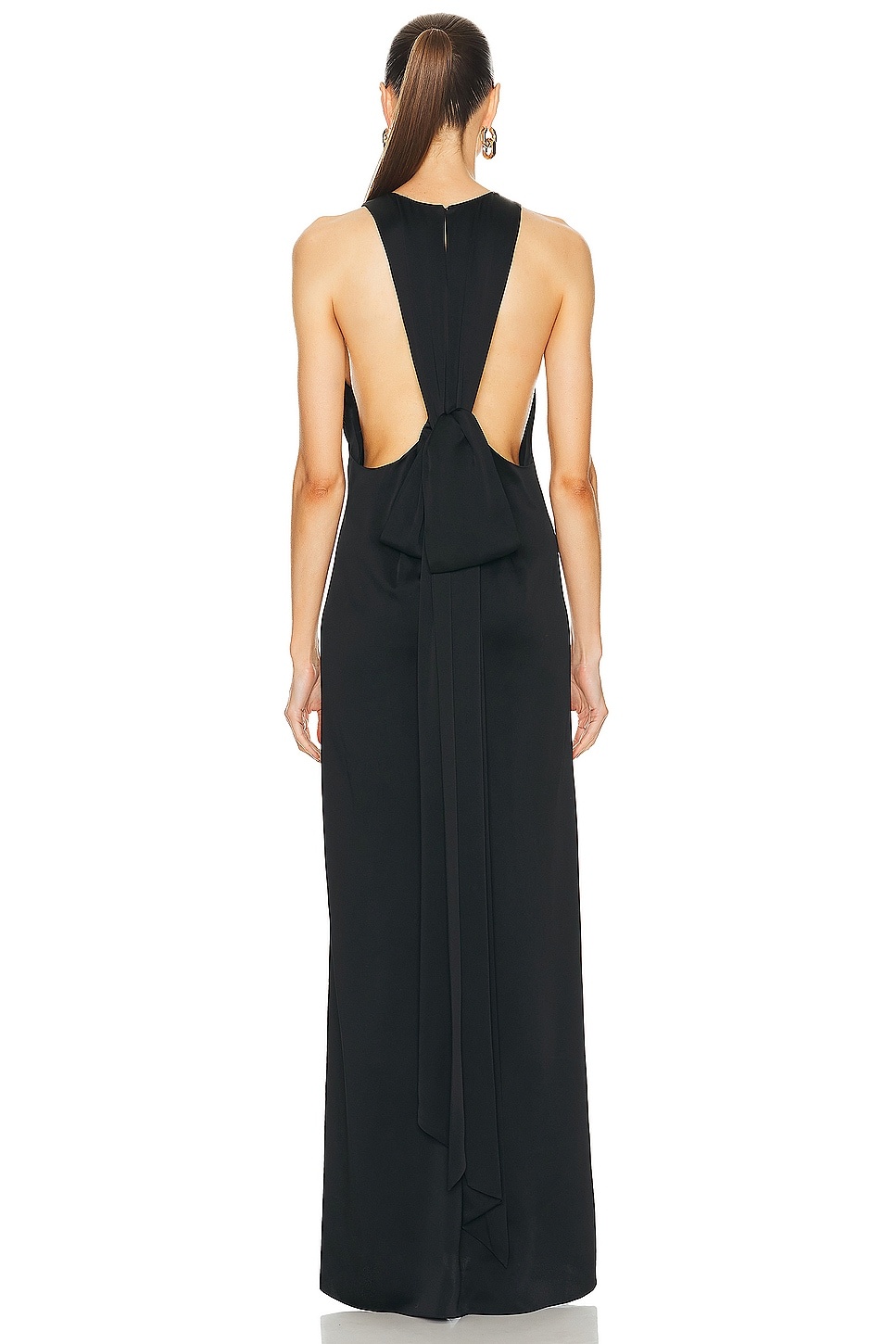 Satin Maxi Dress - 4