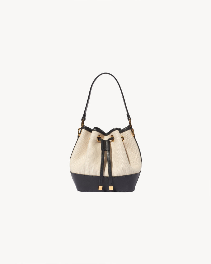 BRIGITTE MINI BUCKET BAG CANVAS 1