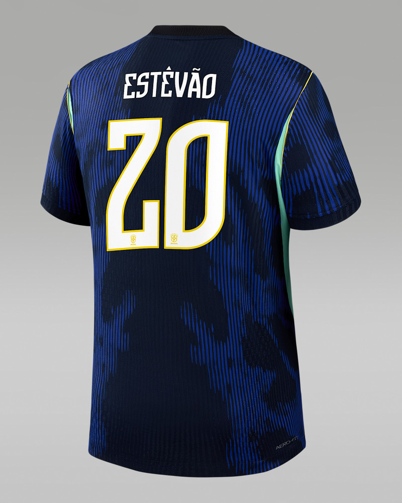 Estêvão Brazil National Team 2026 Match Away Men's Nike Dri-FIT ADV Soccer Jersey 1