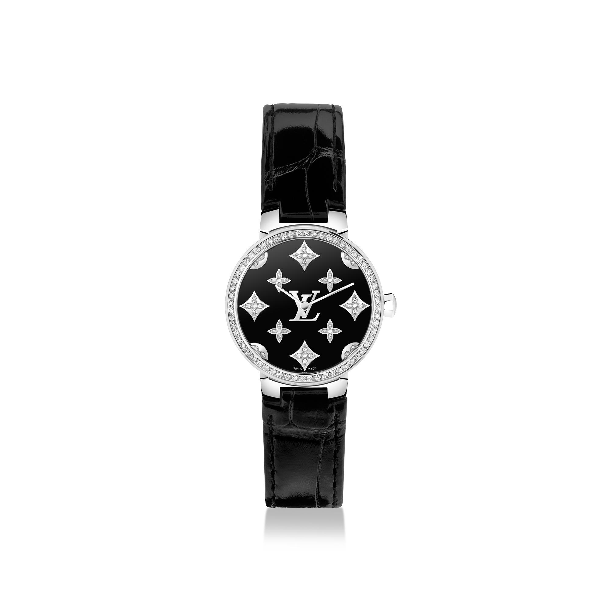 Tambour Slim Monogram Dentelle Black 28MM - 1