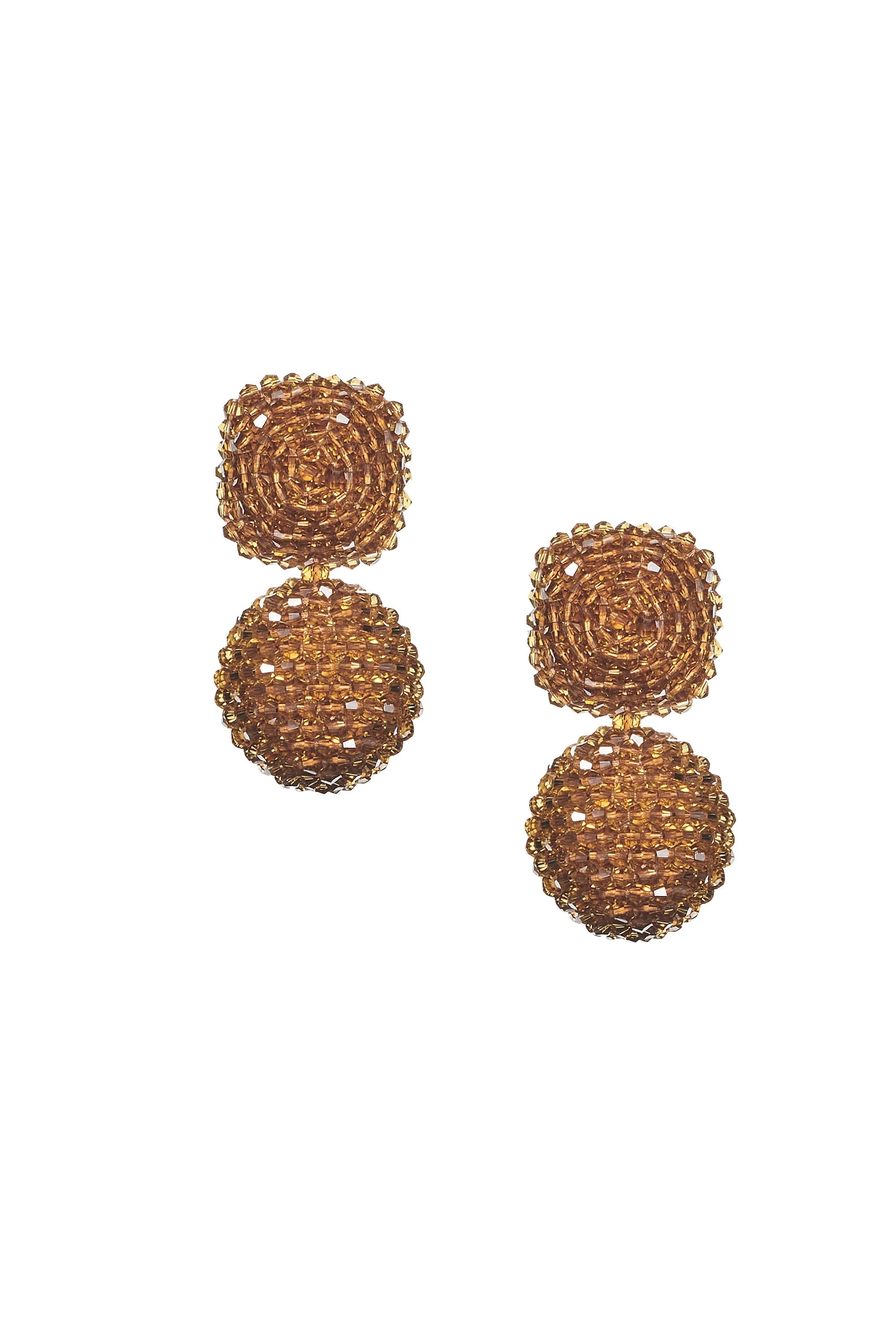 LYDIA EARRINGS - AMBER - 1