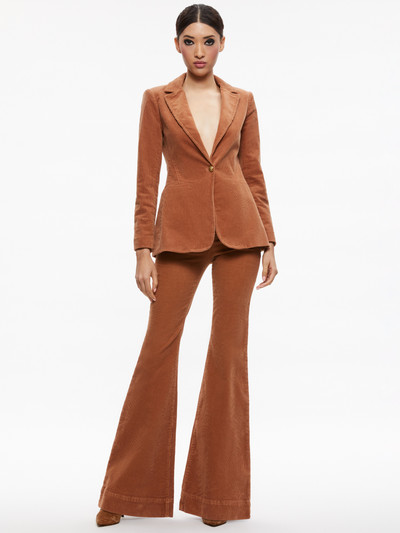 Alice + Olivia MACEY NOTCH COLLAR FITTED BLAZER outlook