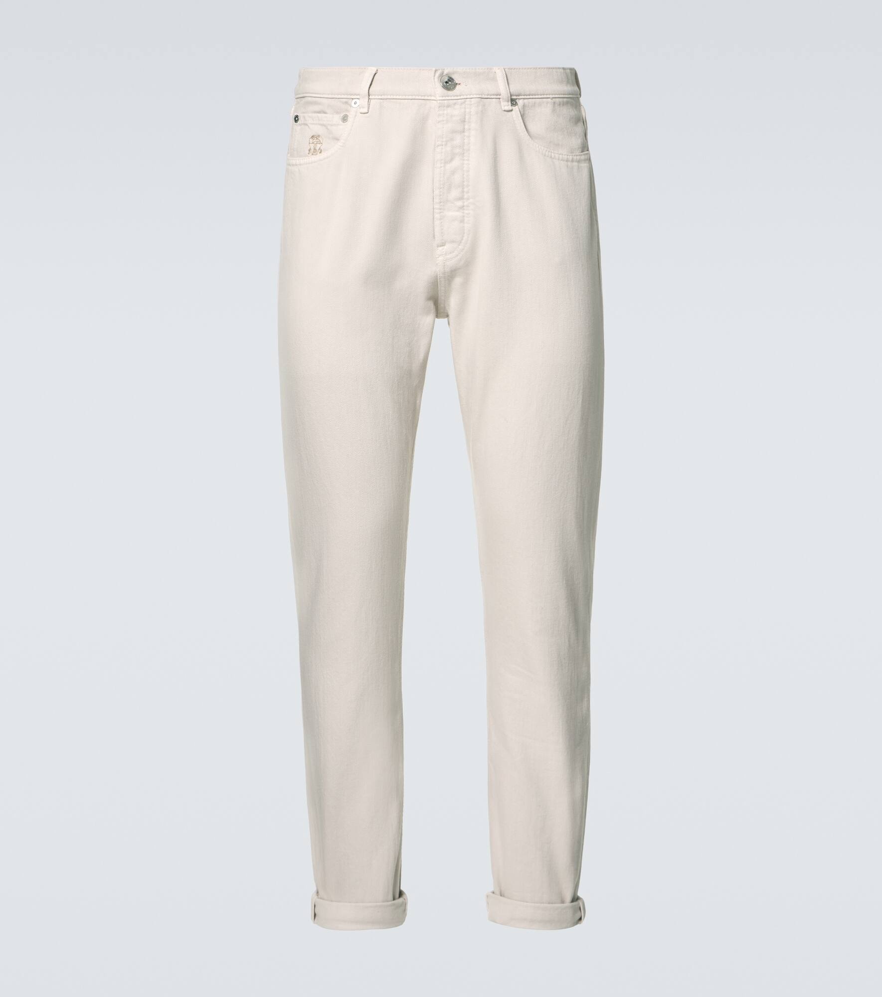 High-rise straight jeans - 1