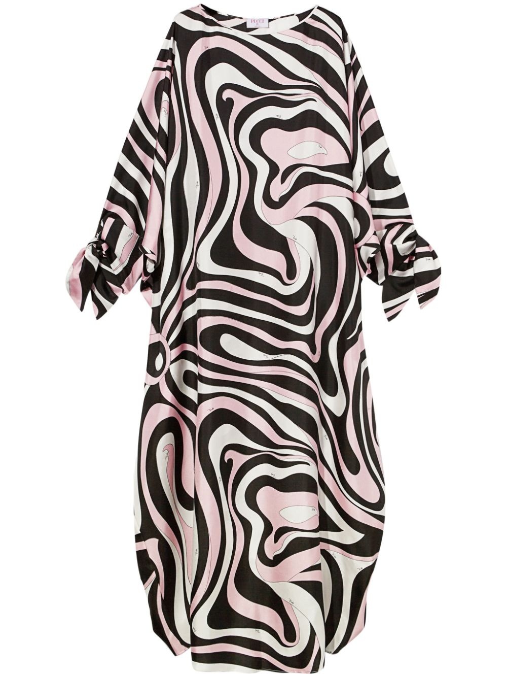 abstract-pattern print maxi dress - 1