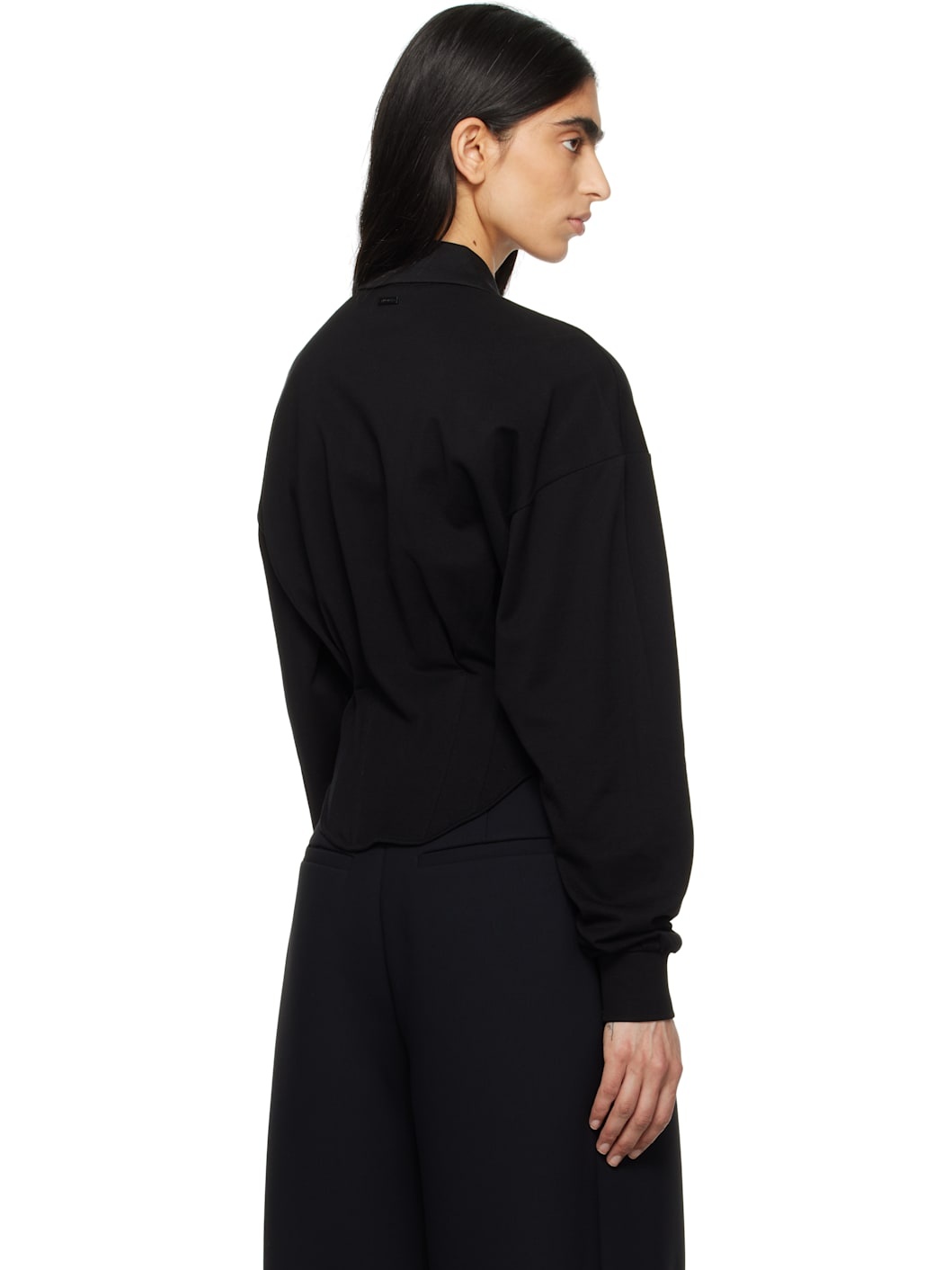 Black Corseted Polo - 3