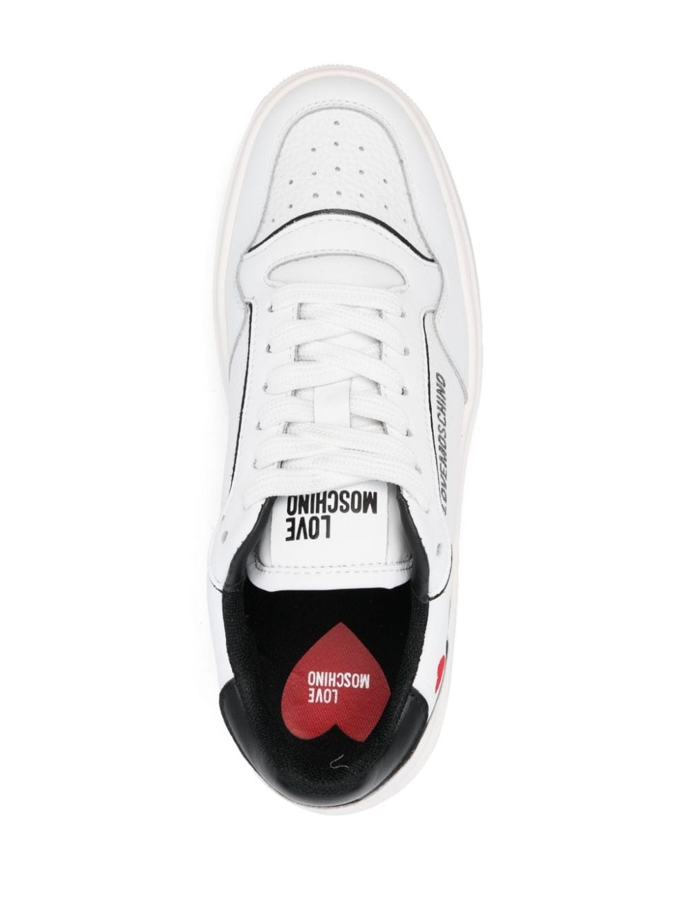 glitter-logo sneakers - 4