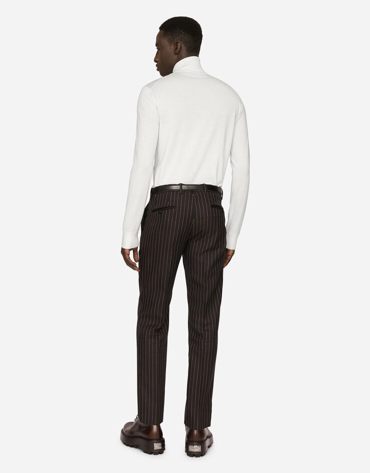 Cashmere and silk turtle-neck sweater - 3