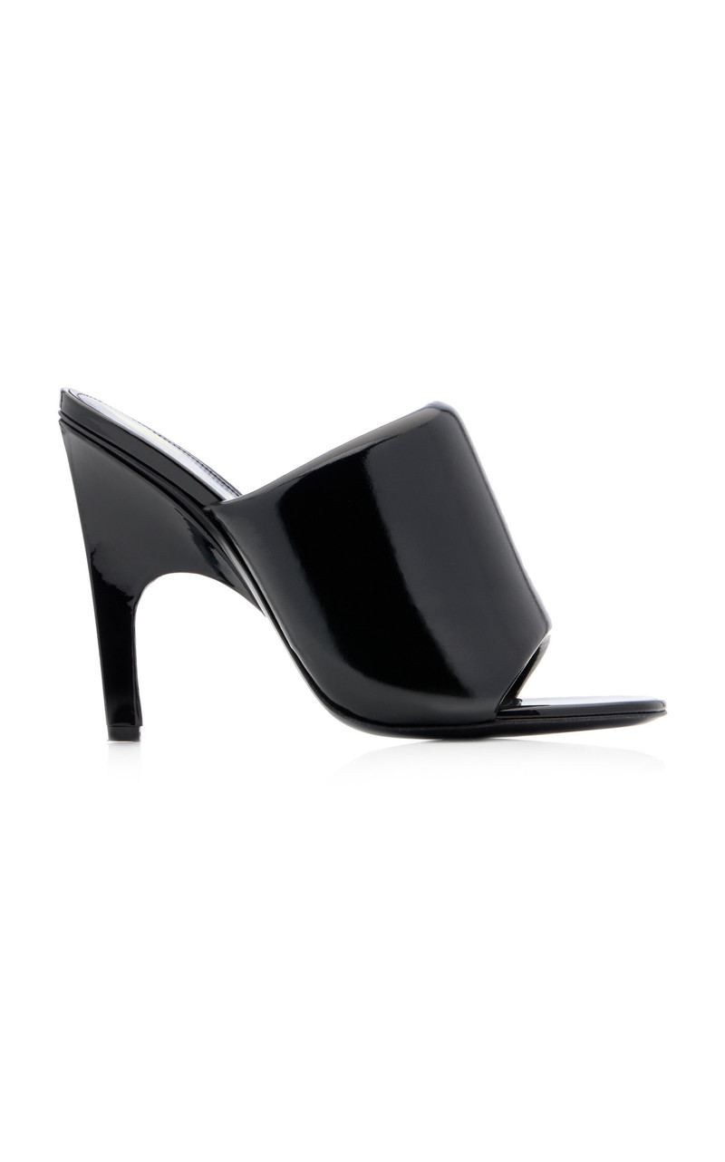 REM Faux Patent Leather Mules black - 1