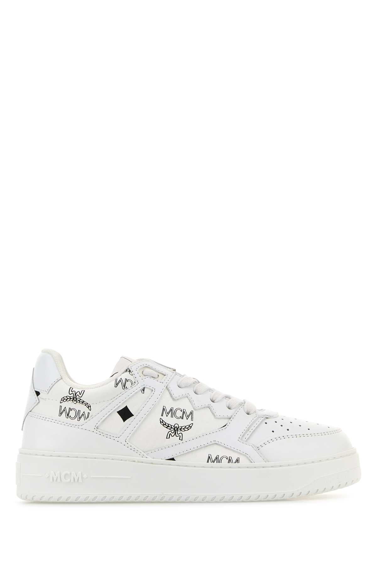 Mcm Women Printed Canvas Terrain Sneakers - 1
