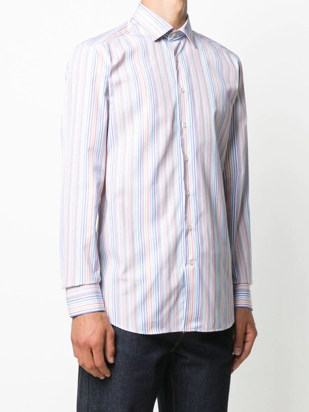 stripe print shirt - 3