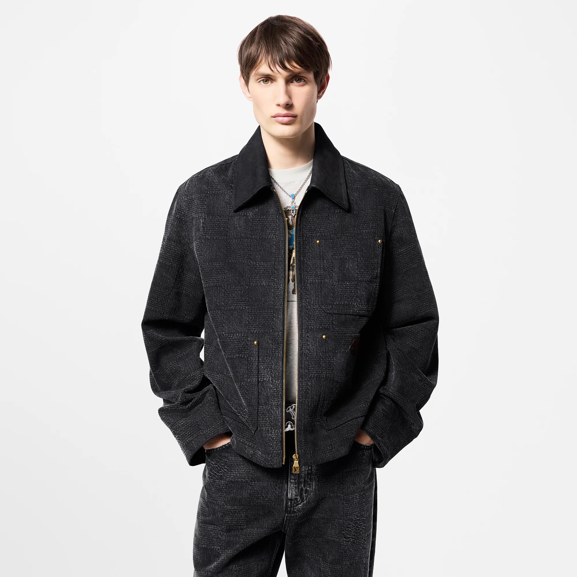 Damier Workwear Cotton Blouson - 2