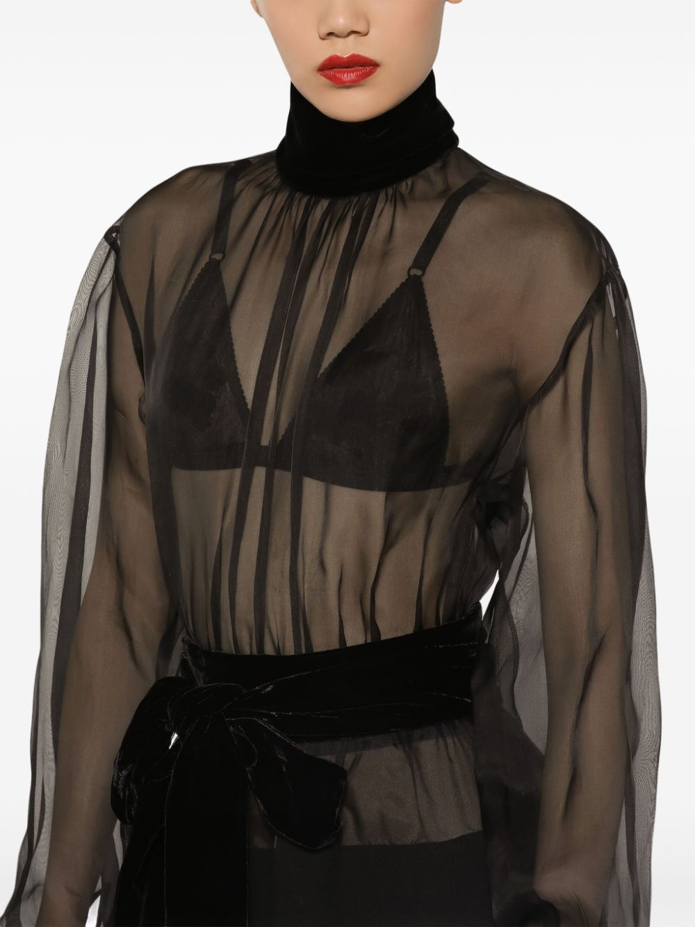 crepe dress - 5
