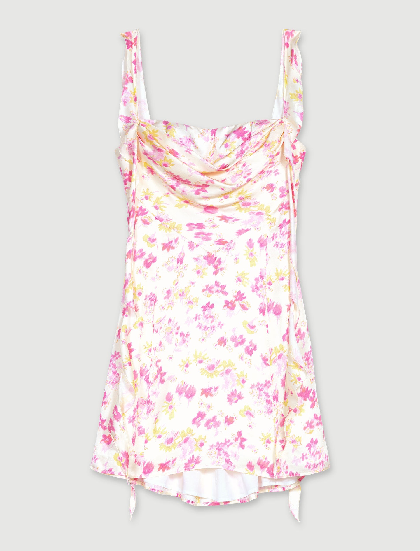 Short floral dress - 1