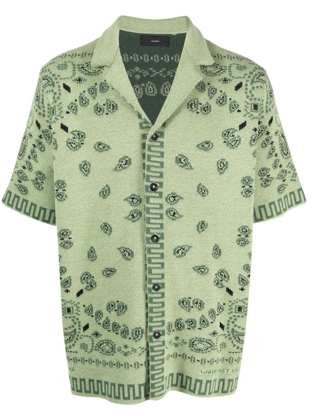 Bandana-jacquard cotton shirt - 1