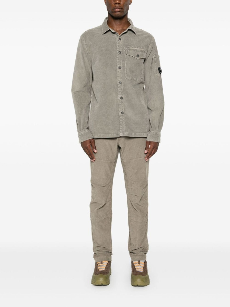 C.P. Company tapered-leg corduroy trousers outlook