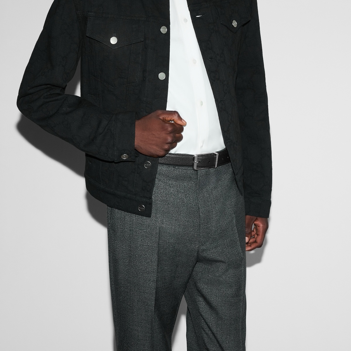 Belt with rectangular buckle - 2