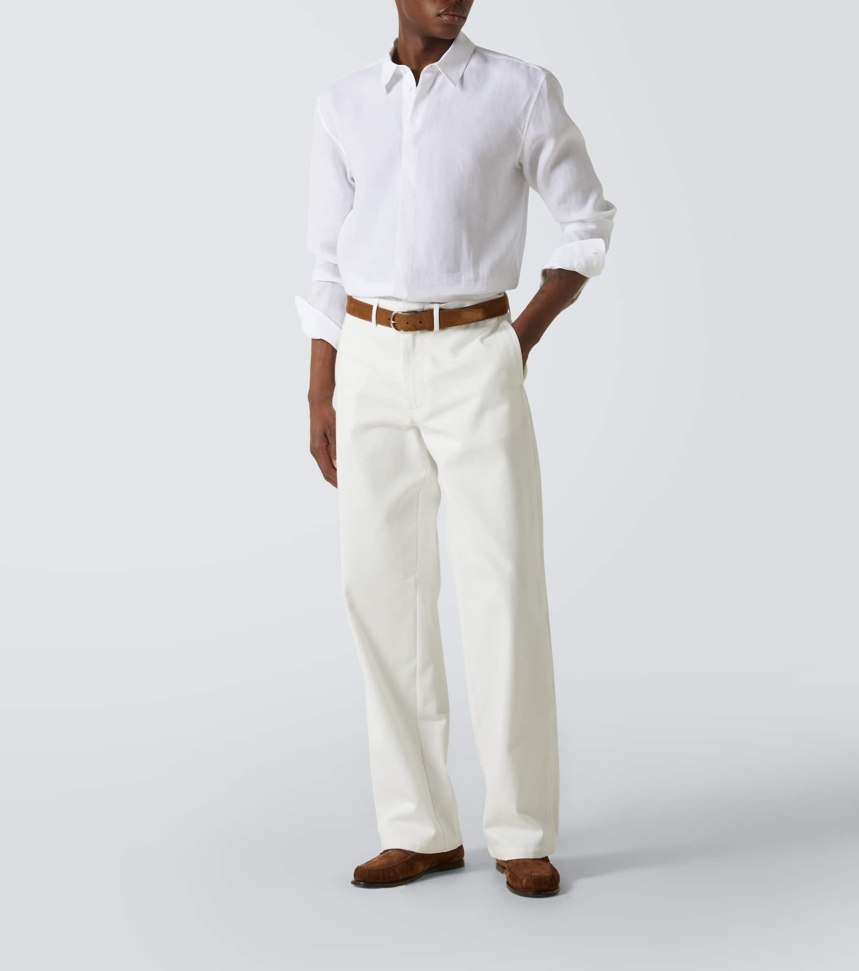 Cotton wide-leg pants - 2