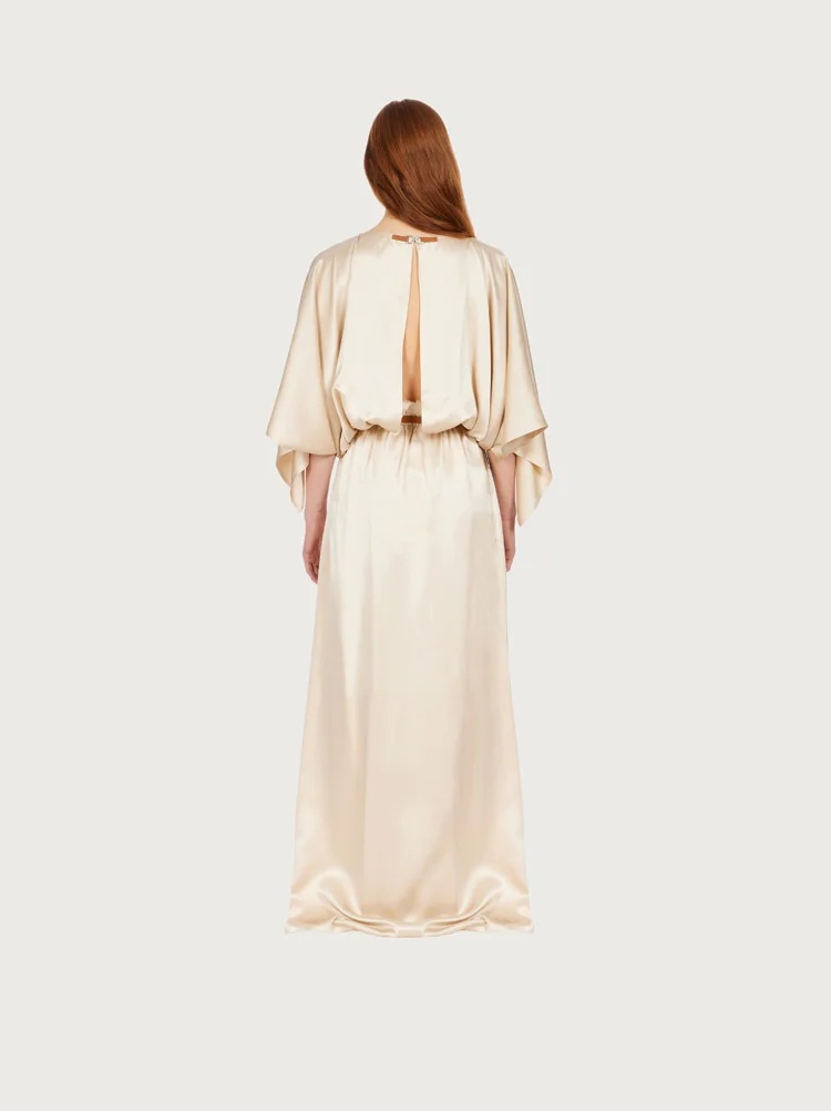 SILK SATIN DRESS - 3