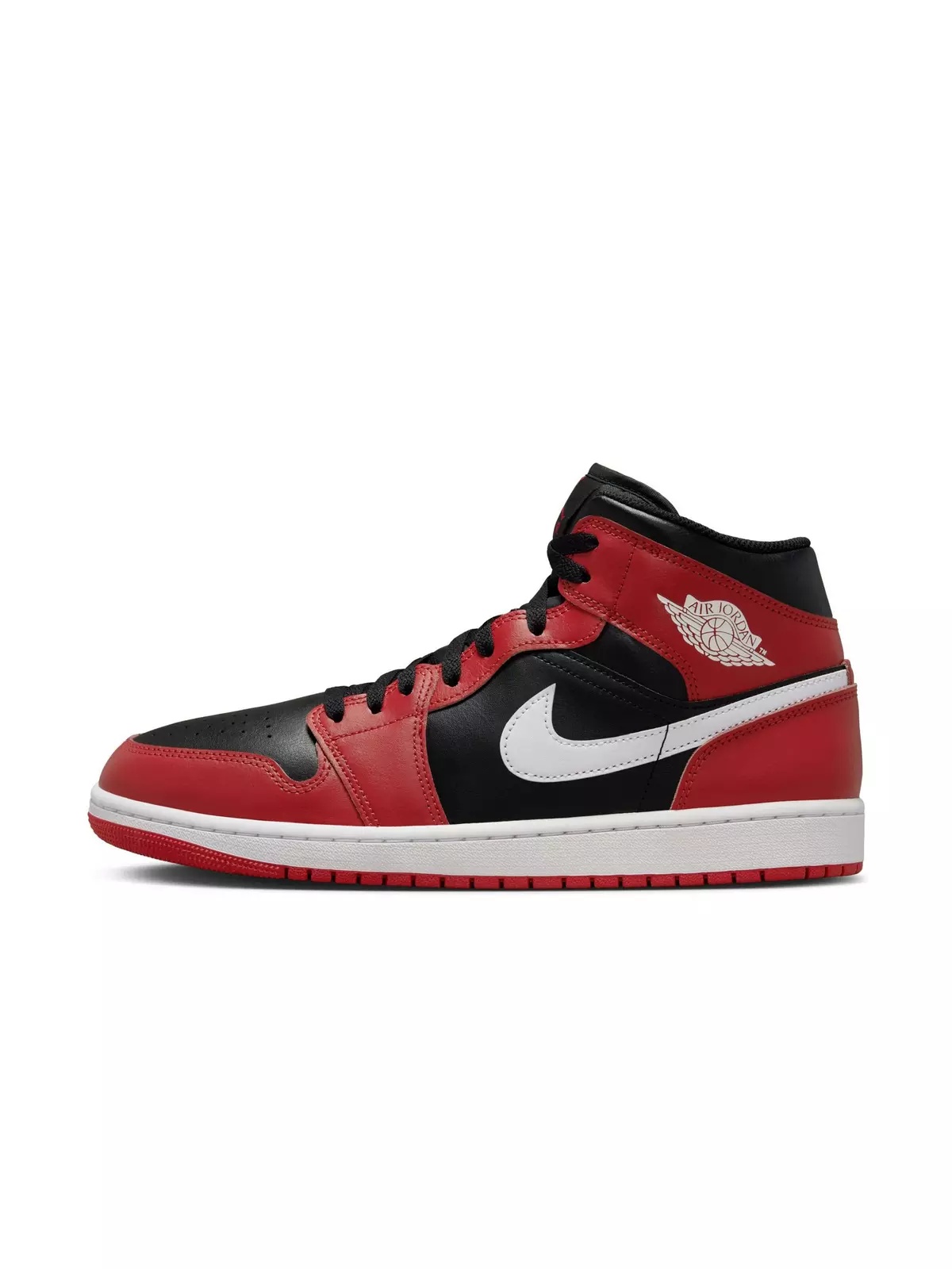 1 Mid "Black/White/Gym Red" Men's Shoe - 3