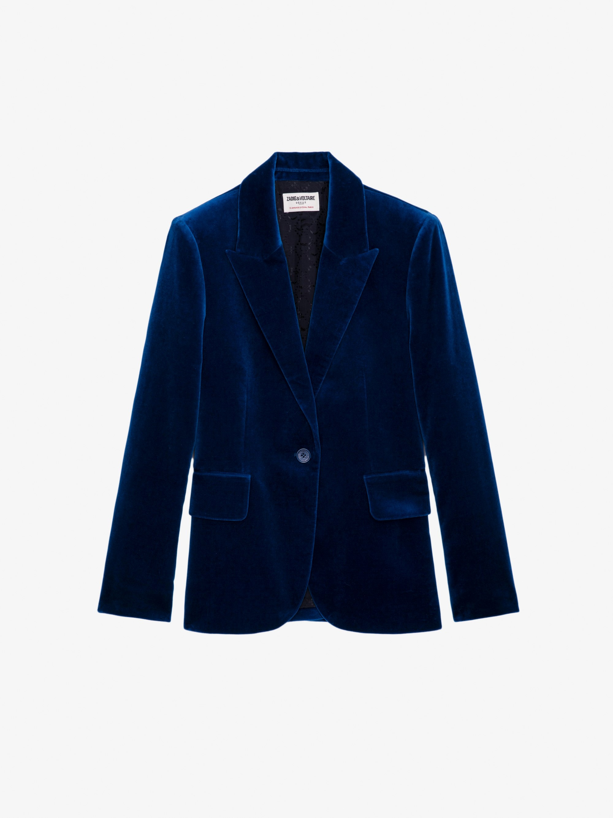 Vavy Velvet Blazer - 1