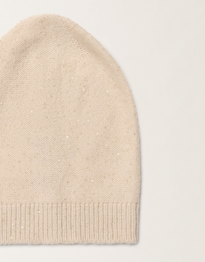 Wool and silk hat with sequins 3