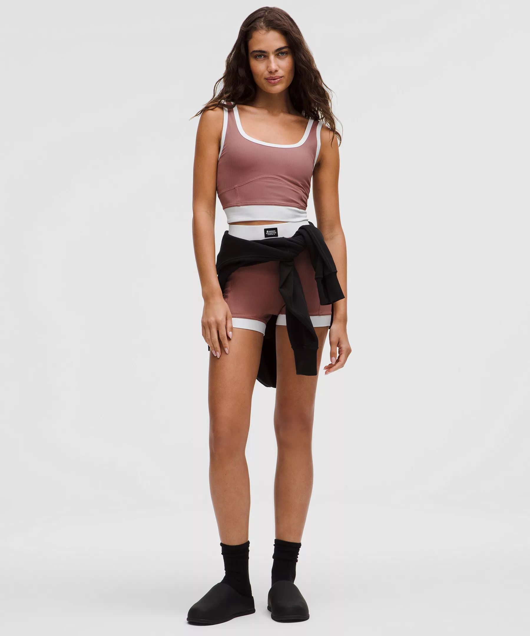 Ribbed Nulu Cropped Tank Top - 3
