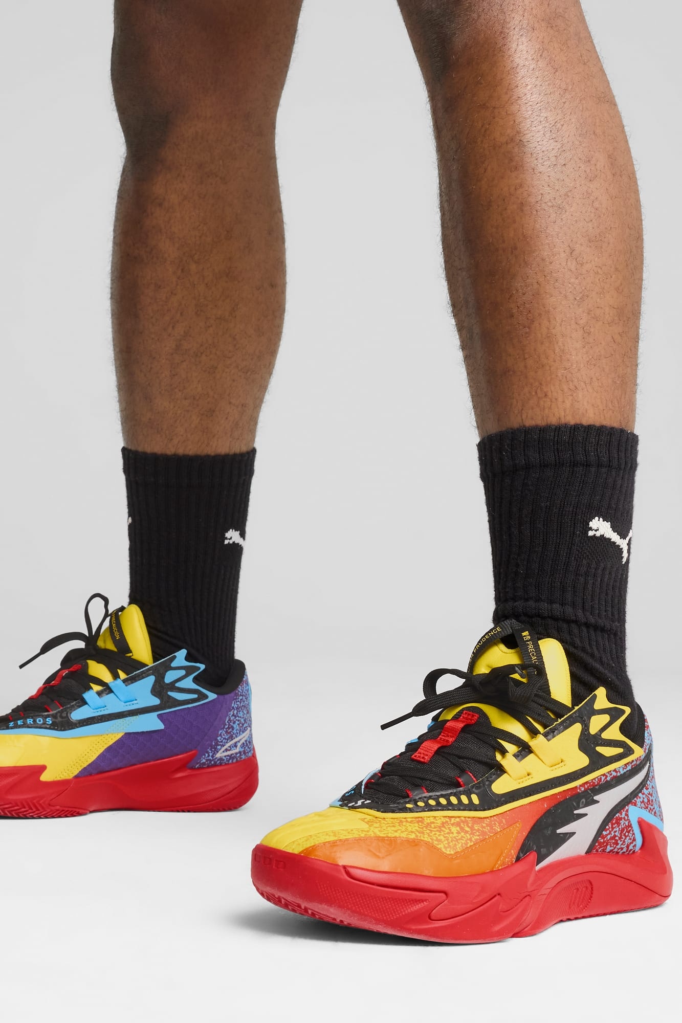 Scoot Zeros II Caution Men's Basketball Shoes - 3