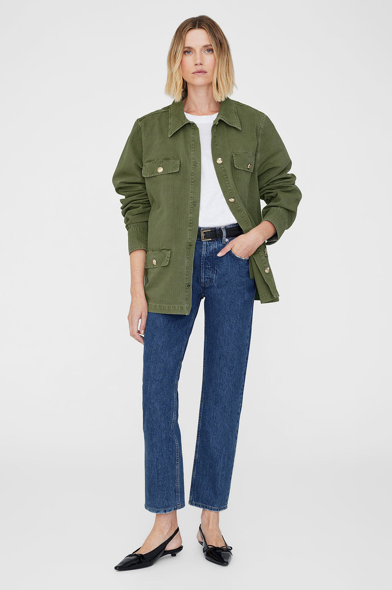 ANINE BING Corey Jacket - Army Green outlook