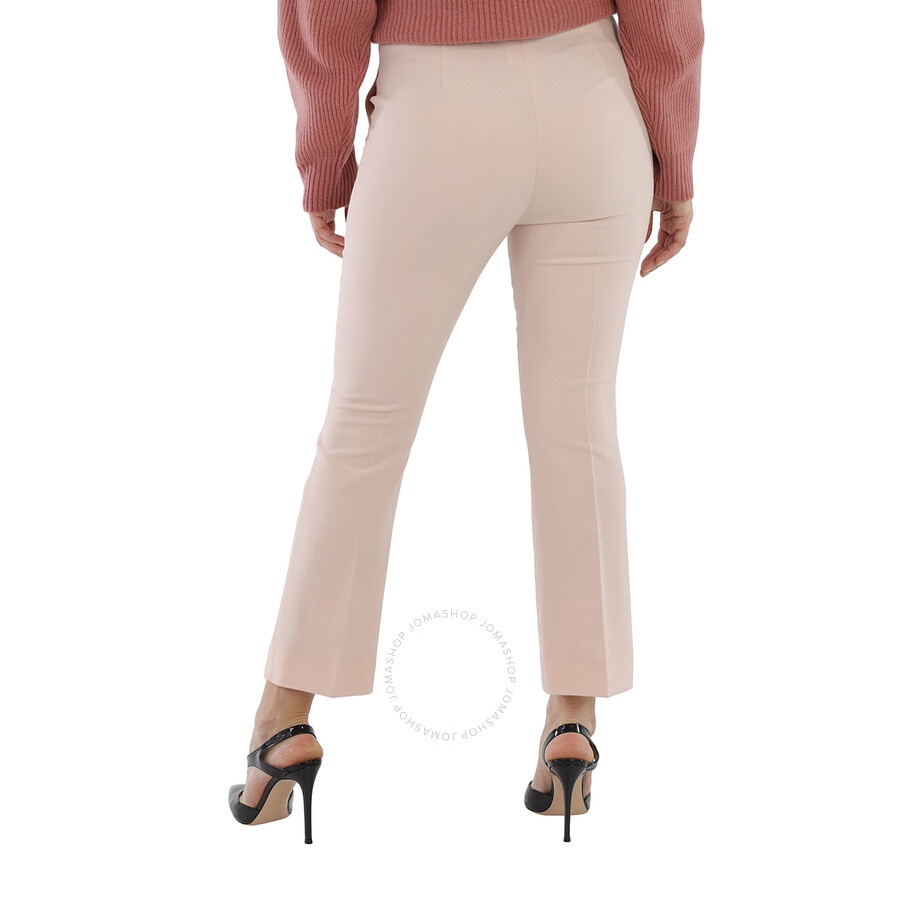 Max Mara Ladies Pink Circeo High-Rise Wool-Blend Pants - 5