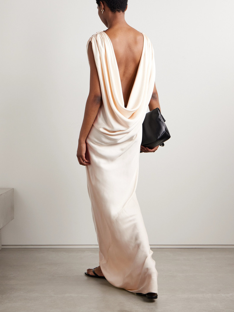 KALLMEYER Toma Draped Satin Gown outlook