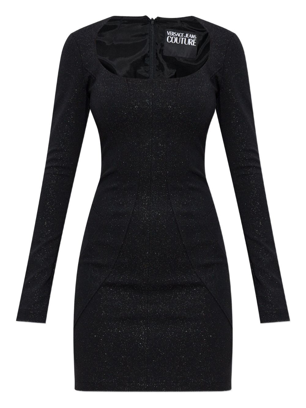 square-neck mini dress - 1