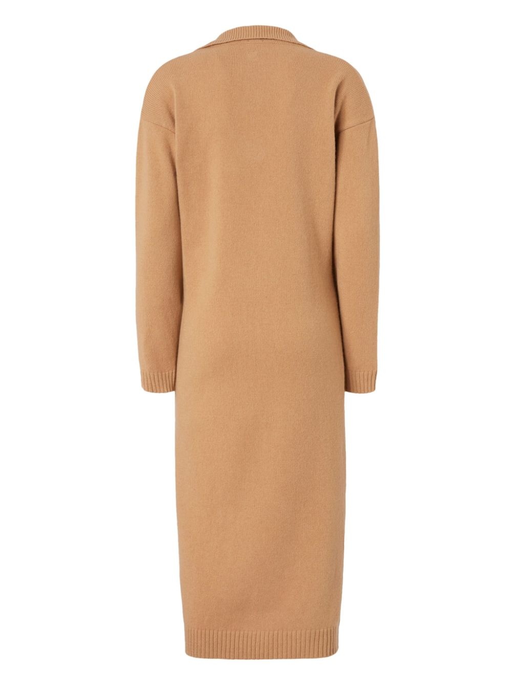 V-neck knitted dress - 2