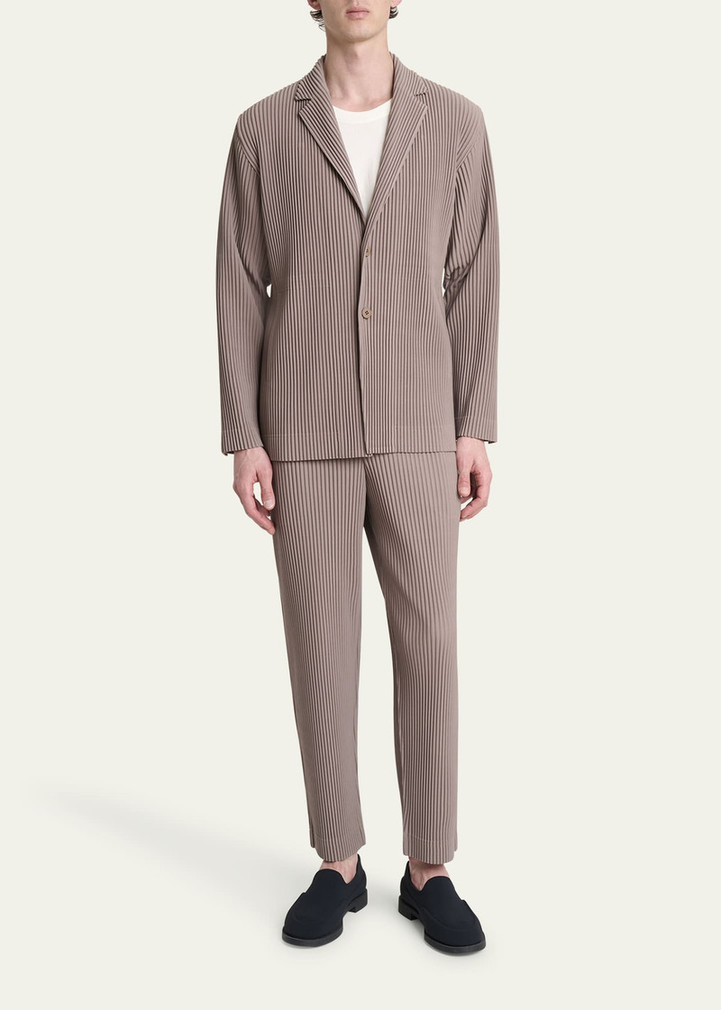 ISSEY MIYAKE Men's Pleated Single-Breasted Sport Coat outlook