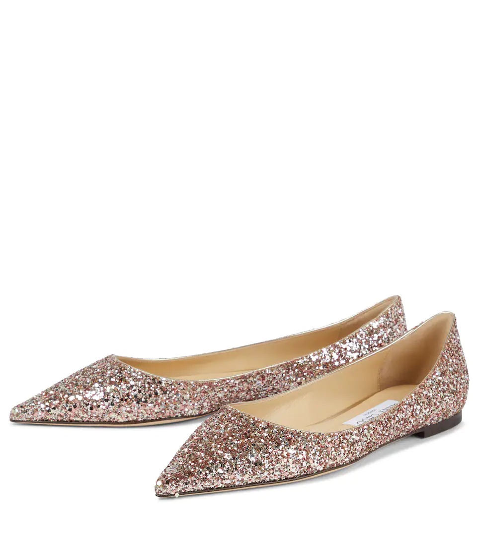 Love glitter ballet flats - 5