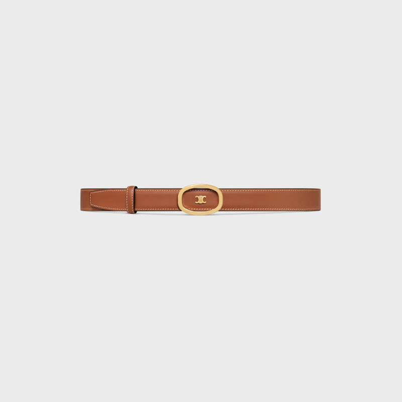 Medium 25MM Reversible Celine Alix Belt IN TAURILLON AND NATURAL CALFSKIN 3
