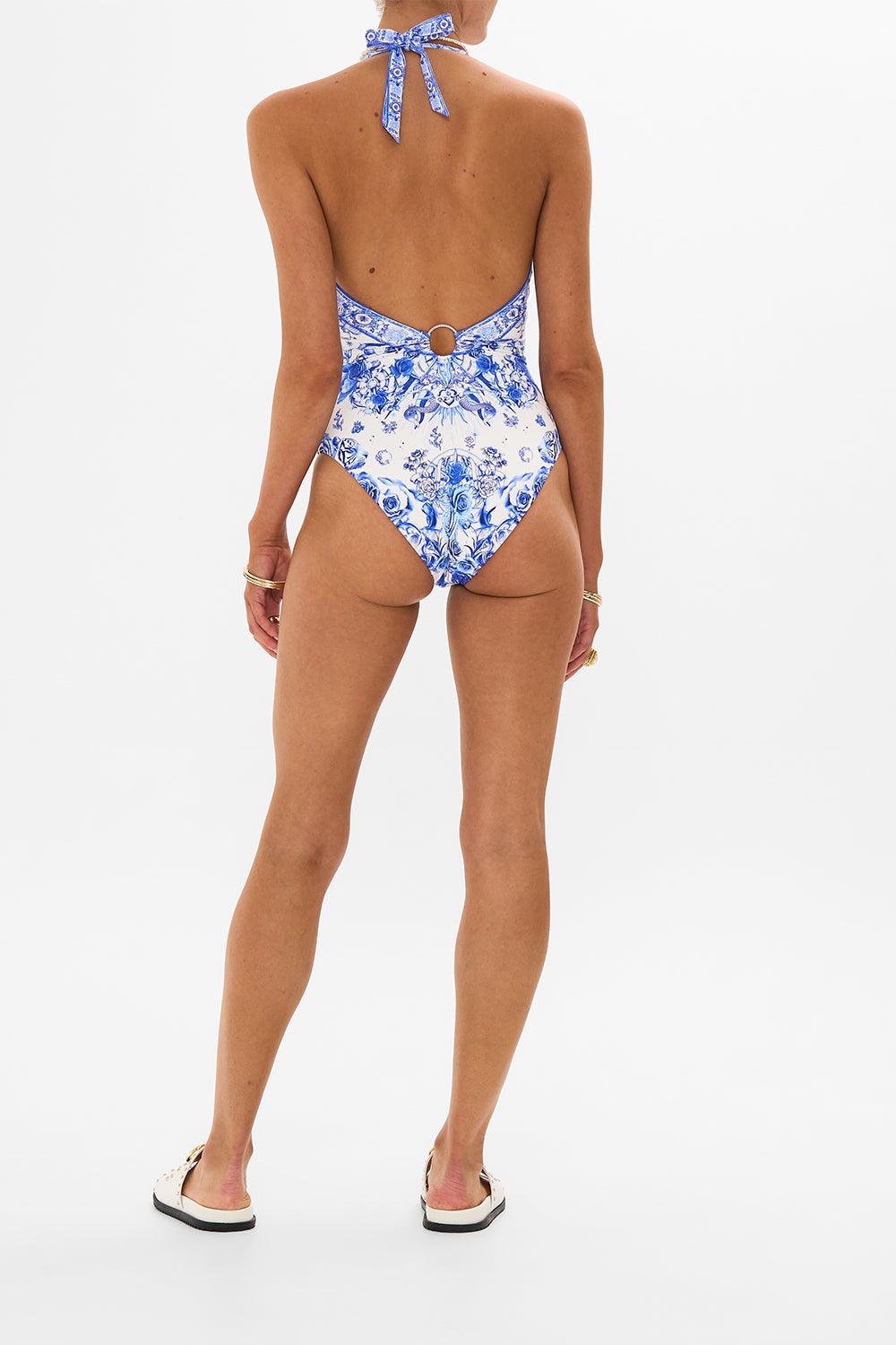 RING DETAIL PLUNGE V ONE PIECE - 3