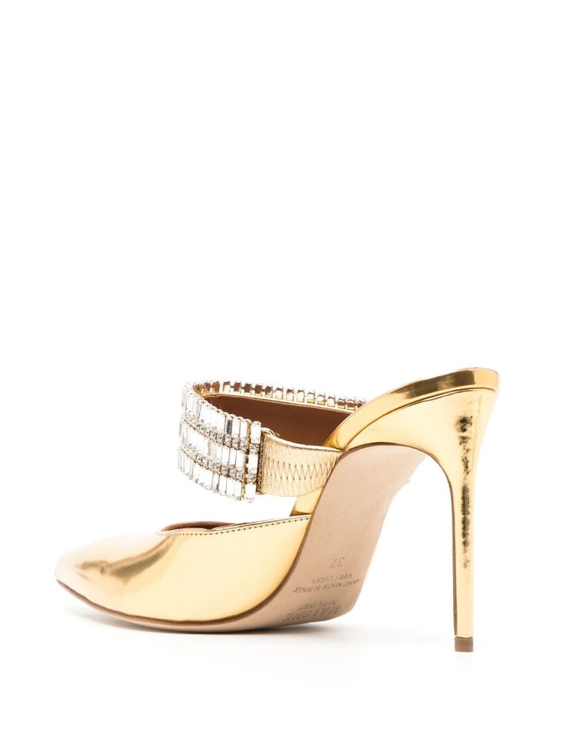 Jolie 90mm leather mules 3