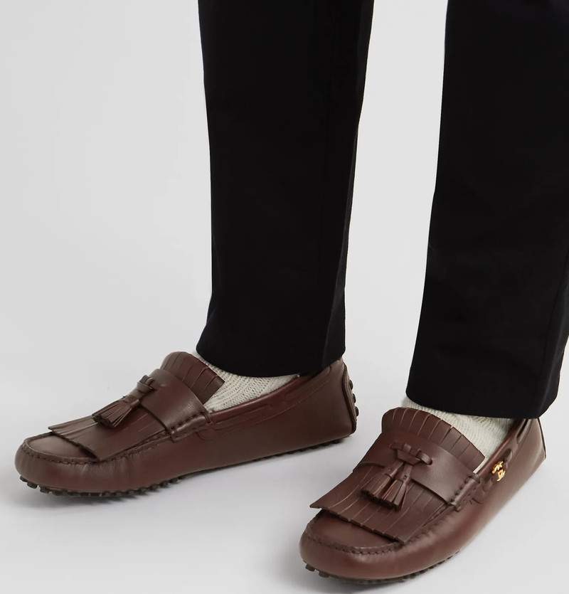 Ayrton Kilty Leather Tasselled Driving Shoes 4
