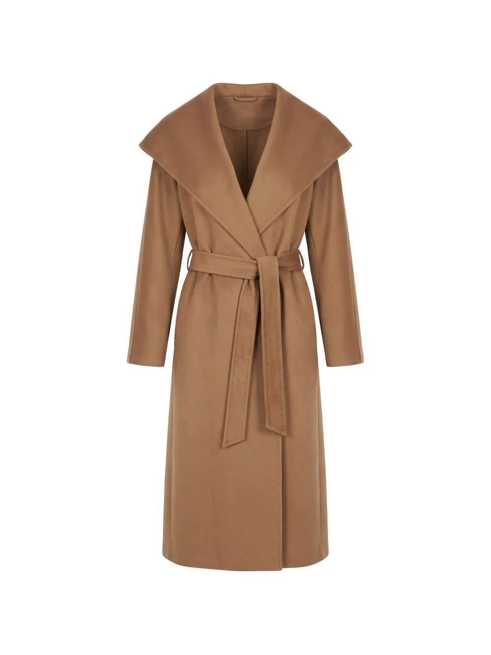 Elegia hooded belted coat - 1