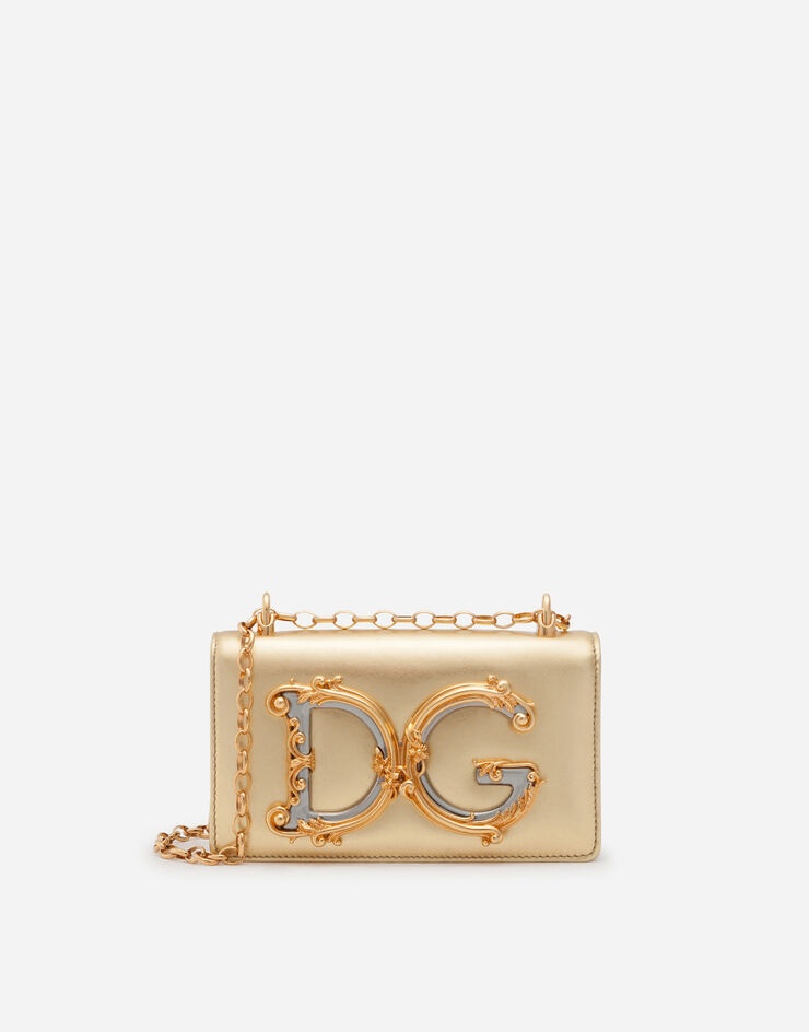 DG Girls phone bag in nappa mordore leather - 1