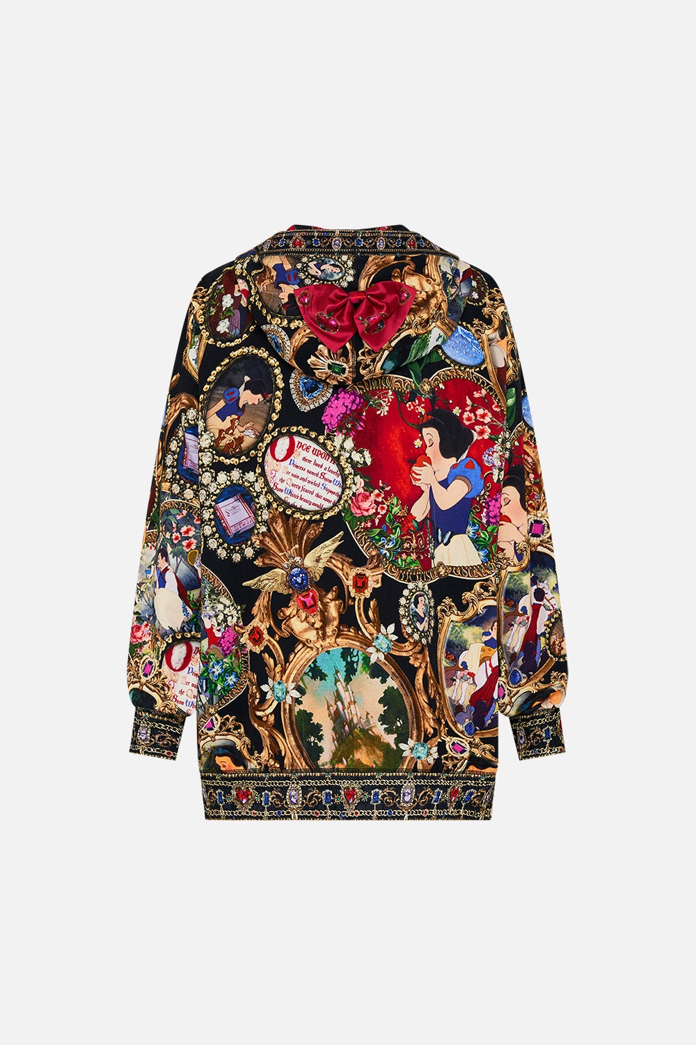 SILK BAND OVERSIZED HOODIE WITH POCKETS - 7