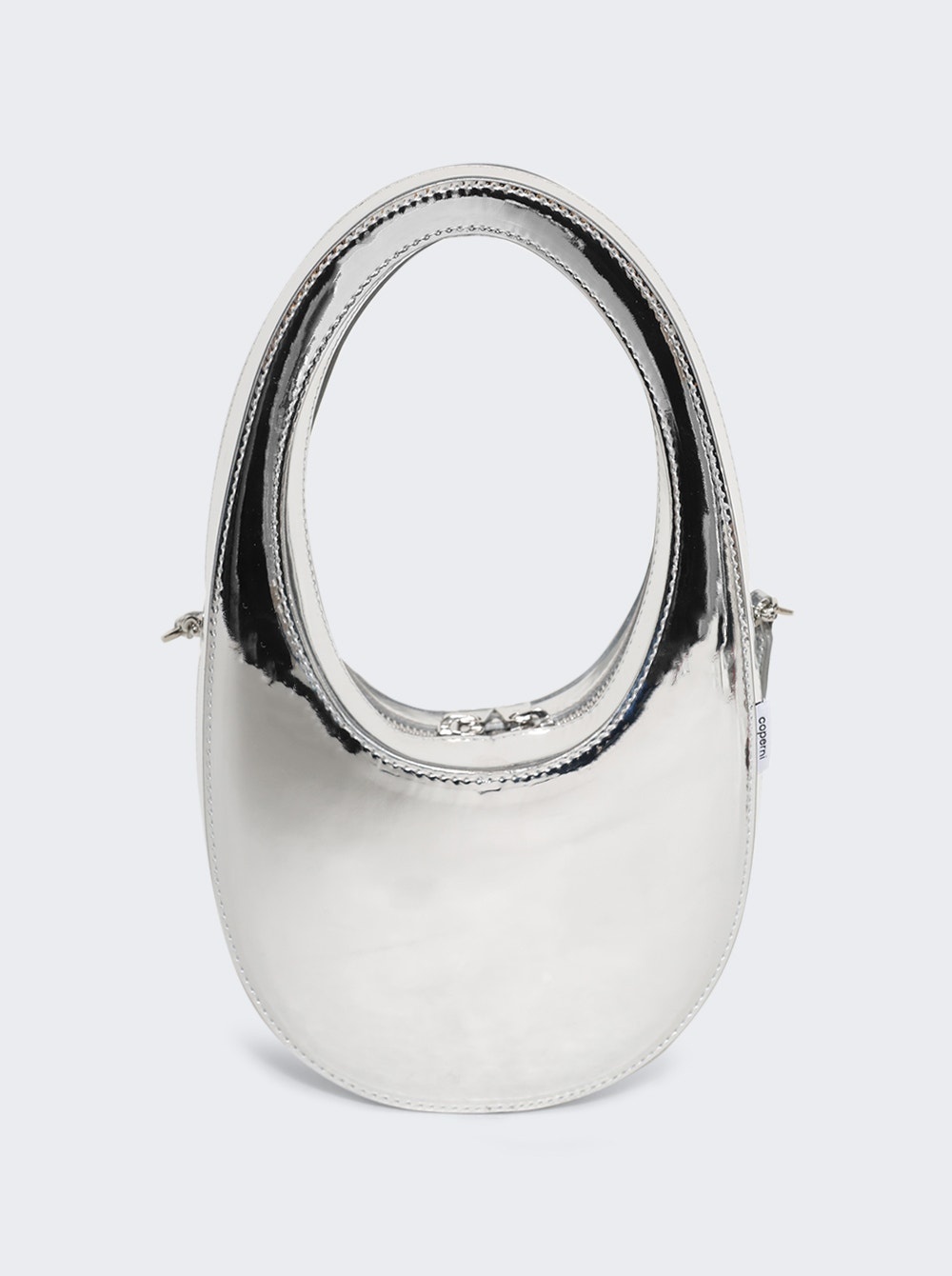Mirrored Mini Swipe Bag Silver - 5