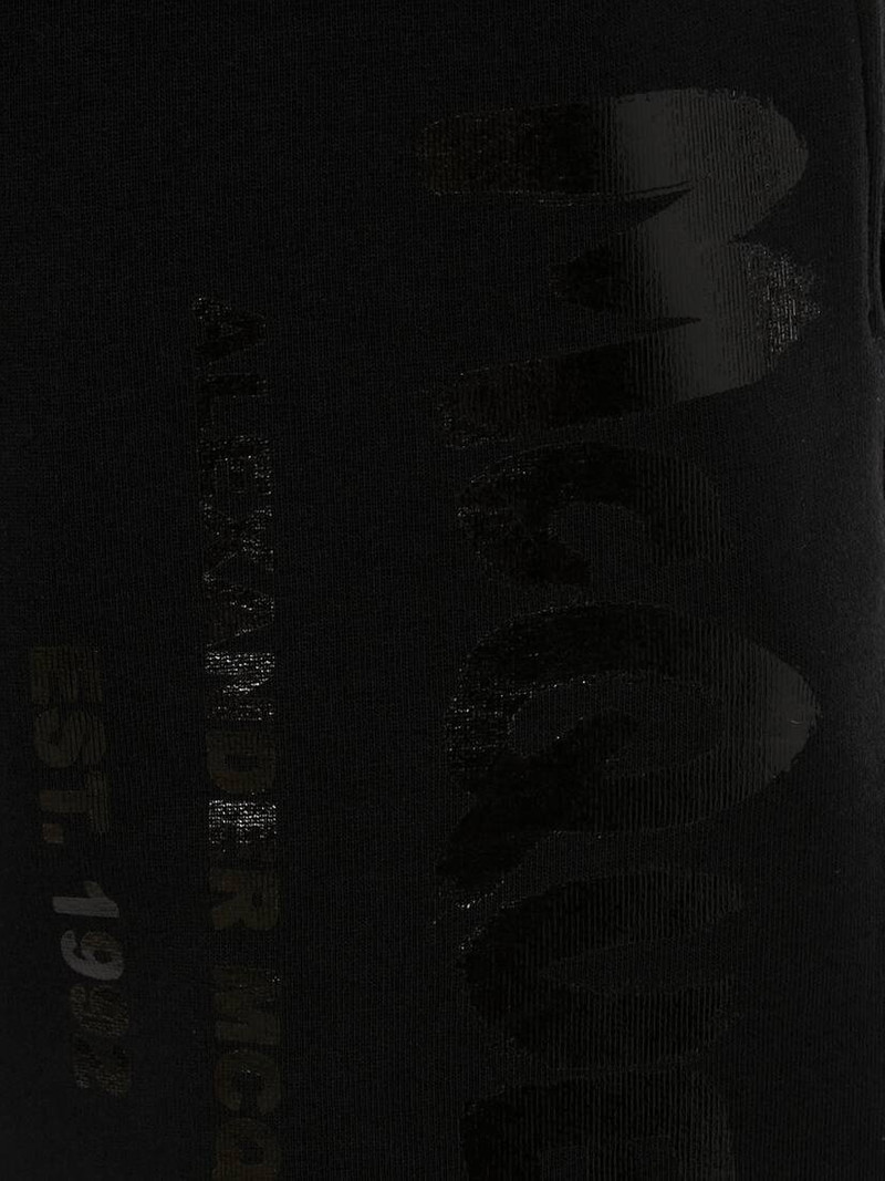 Men's McQueen Graffiti Shorts in Black 5